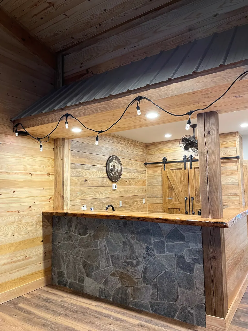 The stone-front bar